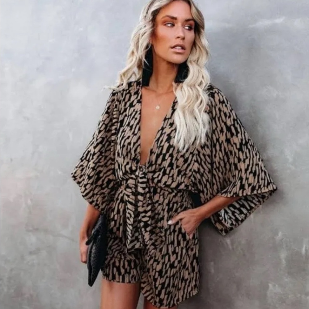 Scratch that printed romper by Flawless (vici)